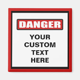 Warnhinweis für das benutzerdefinierte Magnet