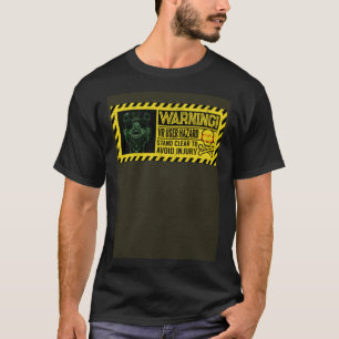 Warnhinweis für das VR-Benutzerrisiko Virtual Real T-Shirt