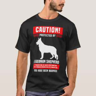 Warnhinweis für deutsche Hirten T-Shirt