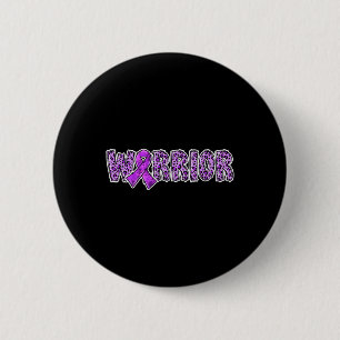 Warnhinweis Lila Flachbandwerbung Button