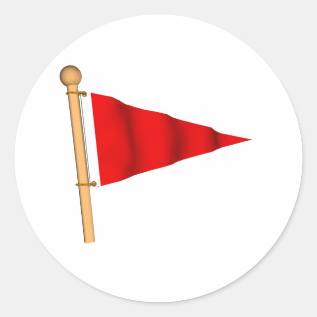 Warnhinweis Runder Aufkleber (Vorderseite)