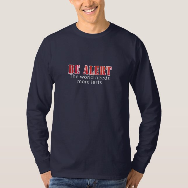 Warnhinweis T-Shirt (Vorderseite)