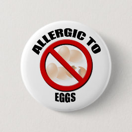 Warnhinweis-Taste für allergische Reaktion auf Eie Button