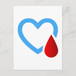 Warnhinweis - Typ 1 Diabetes Postkarte