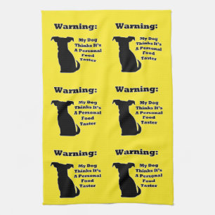 Warnhund Handtuch