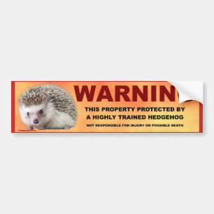 WARNING AUTOAUFKLEBER