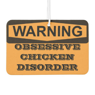 WARNING besessene Huhn-Störung Autolufterfrischer