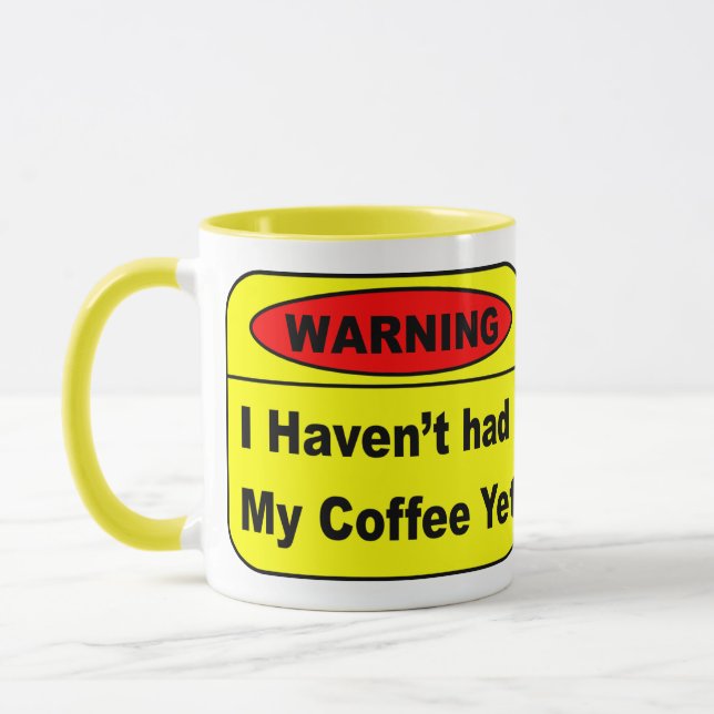 Warning-Coffee Tasse (Links)