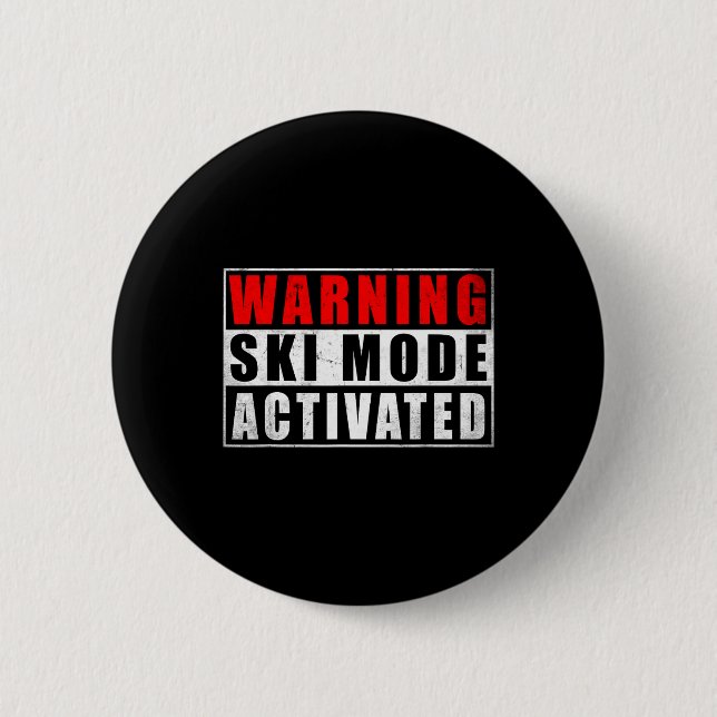 Warning Ski Mode Activated 1  Button (Vorderseite)
