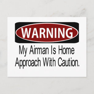 Warningairmanbk Postkarte