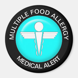 Warnmagazin für Lebensmittelallergien Magnet