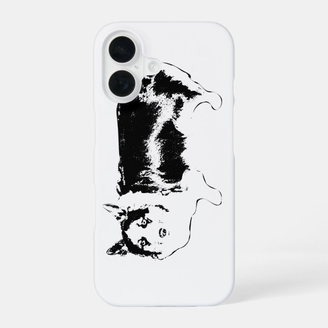 Warnmodus: Korgi iPhone 16 Hülle (Rückseite)