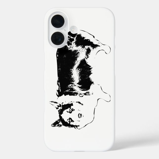 Warnmodus: Korgi iPhone 16 Hülle (Rückseite)