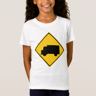 Warnschild für den Straßenverkehr T-Shirt