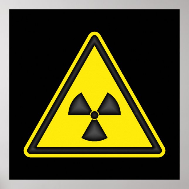 Warnschild Poster (Vorne)