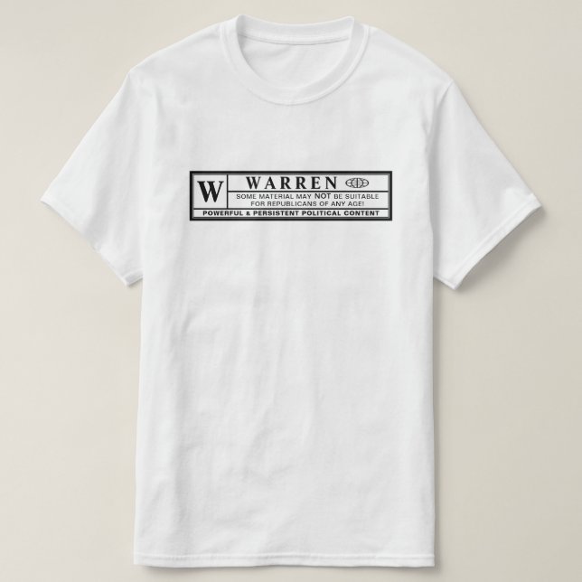 Warnschild T-Shirt (Design vorne)