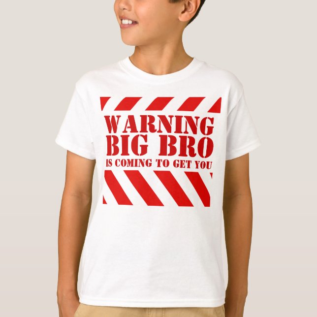 Warnstreifen für Kinder großer T - Shirt (Vorderseite)