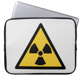 Warnsymbol (Radioaktive Gefahr) Laptopschutzhülle