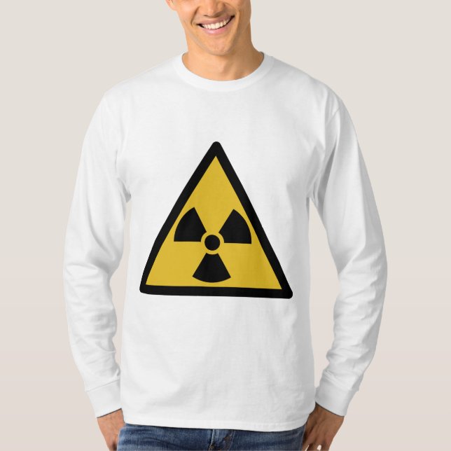 Warnsymbol (Radioaktive Gefahr) T-Shirt (Vorderseite)