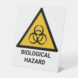 Warnung bei biologischer Gefährdung, Symbol für Bi Sockelschild