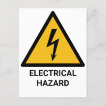 Warnung bei elektrischer Gefahr, Symbol für Elektr