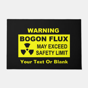 Warnung: Bogon Flux Fußmatte