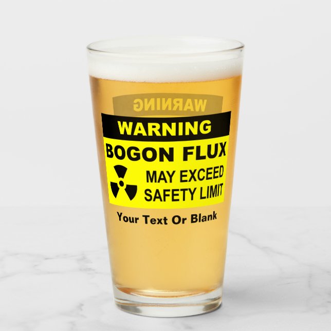 Warnung: Bogon Flux Glas (Vorne (Gefüllt))