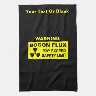 Warnung: Bogon Flux Handtuch