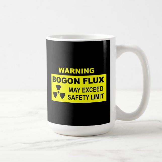 Warnung: Bogon Flux Kaffeetasse (Rechts)