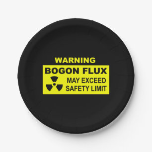 Warnung: Bogon Flux Pappteller