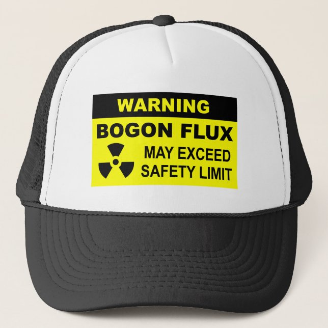 Warnung: Bogon Flux Truckerkappe (Vorderseite)