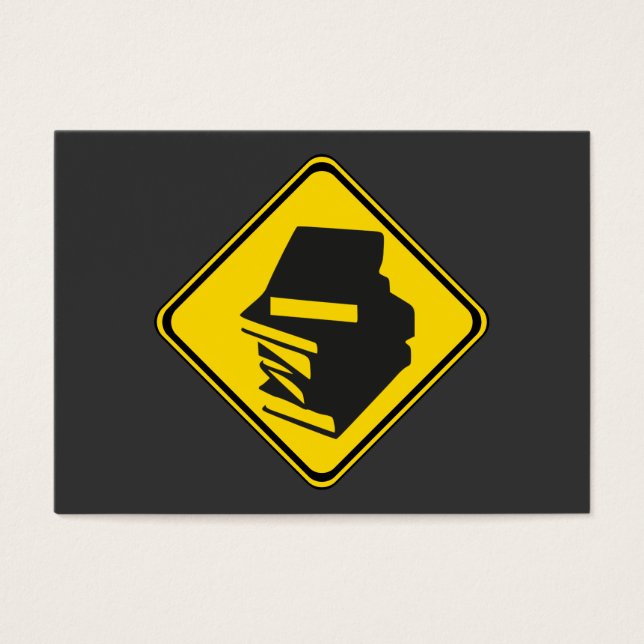 Warnung: Bücher stehen vor! (Vorderseite)