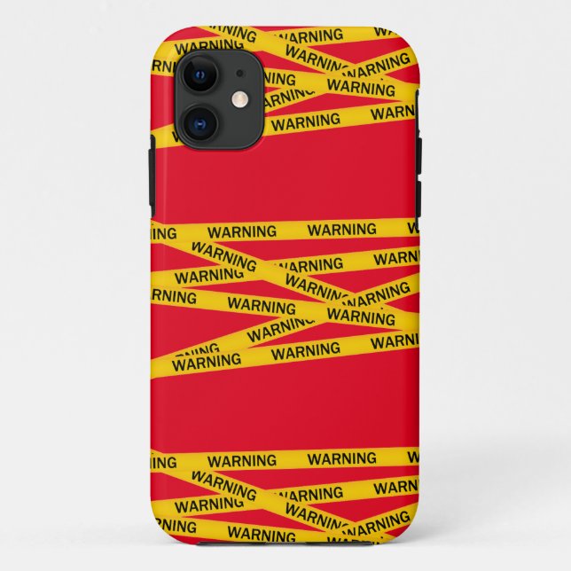 Warnung Case-Mate iPhone Hülle (Rückseite)