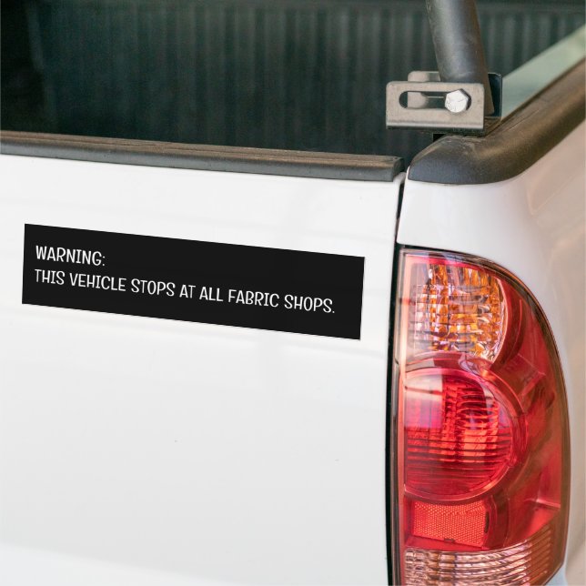 Warnung, dass dieses Fahrzeug an allen Fabrikshops Autoaufkleber (Auf Lkw)
