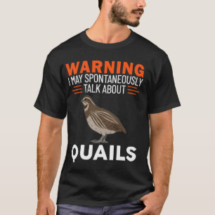 Warnung, dass ich spontan über Fragen sprechen dar T-Shirt