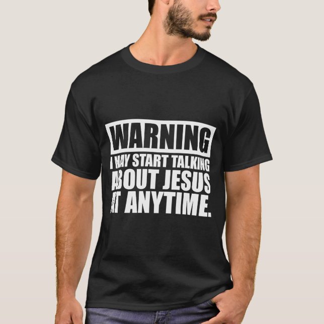 Warnung, dass ich zu jedem Zeitpunkt anfangen kann T-Shirt (Vorderseite)