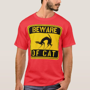 WARNUNG DER KATZKatzenverrücktheit lustiger Hausti T-Shirt