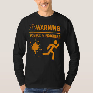 Warnung der Naturwissenschaften im Labrador Nerdy  T-Shirt