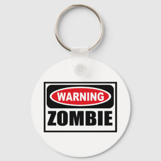 Warnung der ZOMBIE-Schlüsselkette Schlüsselanhänger
