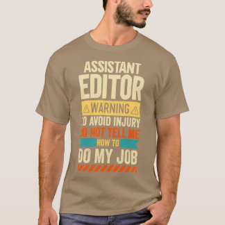 Warnung des Assistenten T-Shirt