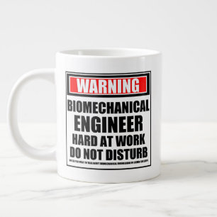 Warnung des biomechanischen Ingenieurs bei harter  Jumbo-Tasse