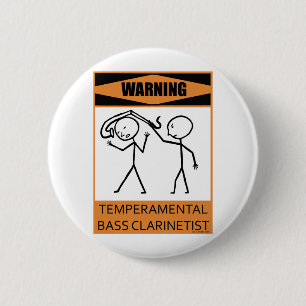 Warnung des temporären Bass Clarinetist Button