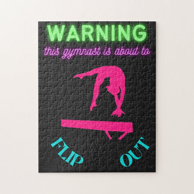 Warnung: Dieser Gymnast wird gerade Gedreht (Vertikal)