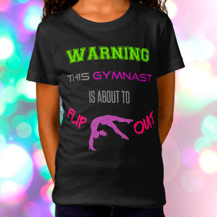 Warnung: Dieser Gymnast wird gerade Gedreht T-Shirt