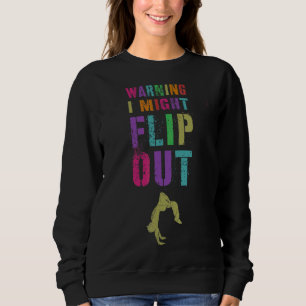 Warnung: Dreh Cheerleader Team Gymnast Sweatshirt