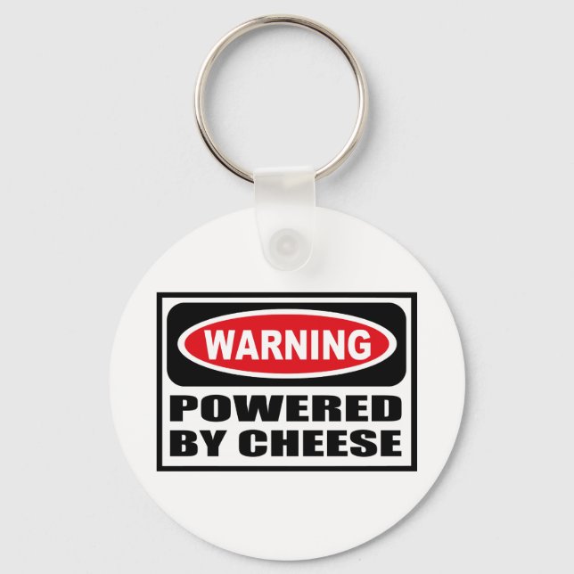 Warnung durch die Schlüsselkette KÄSE Schlüsselanhänger (Vorderseite)