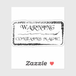 Warnung: Enthält Magic Sticker