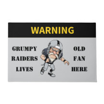 Warnung Grumpy Old Raiders Fan lebt hier
