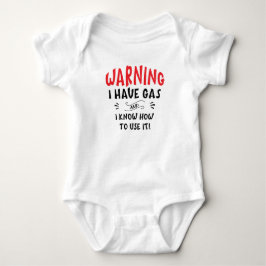 Warnung, ich habe Gas... Funny Baby Baby Strampler