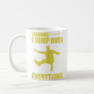 Warnung Ich Springe Über Alles Parkour Sport Kaffeetasse